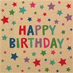 Happy Birthday Servetten Kraft Papier 33cm 20st