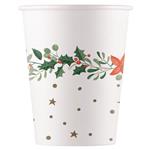 Kerst Beker 200ml 8st