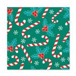 Kerst Servetten Zuurstokken 33cm 20st