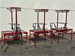 Taks dubbele werktafel met 2 weegschalen
