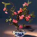 Kunst Bloesemboom - Bonsai - Sakura -  roze