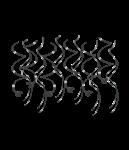 Swirl decorations - Black