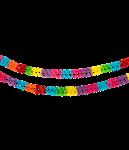 Paper garland - 2pcs chair garland