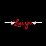 Letter banner - Love
