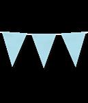 Paper flagline - Pastel blue