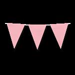 Paper flagline - Pastel pink