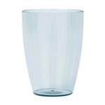 Reusable Semi Tranparent Glasses Reusable Semi Tranparent Tumblers In Light Blue Color 2St