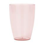 Reusable Semi Tranparent Glasses Reusable Semi Tranparent Tumblers In Rose Gold Color 2St