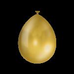 Balloons metallic 50 pcs. - Gold