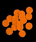 Paper confetti - Orange