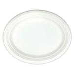 White Sugarcane Products White Sugarcane Oval Platters 32X25.5Cm 6St