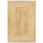 vidaXL Vloerkleed handgemaakt 80x160 cm jute naturel