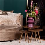 Salontafel Logan Set van 3 | Aluminium Goud