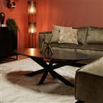 Salontafel Faye Ovaal | Zwart Marmer | 130x70x46 cm | Leverbaar Vanaf Week 23, 2 juni