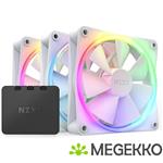 NZXT F120 RGB - 120mm RGB Fans - Triple - White
