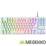 Trust GXT 833W Thado Bedraad Gaming Toetsenbord TKL Wit