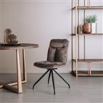 Eetkamerstoel Rota | Draaibaar | Lush Brown | Zwart