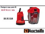 Accu waterpomp EINHELL GE-SP 18 LL Li - Solo