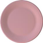 Solid Colour Pink Fsc Paper Plates Next Generation 23Cm 8St