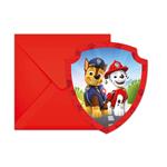 Paw Patrol Rescue Heroes Fsc Die Cut Invitations & Envelopes 6St
