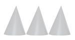 Party Essentials Fsc Silver Hats 6St