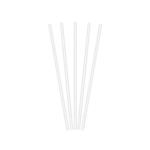 Paper Drinking Straws Fsc White Paper Drinking Straws 19.7X0.6Cm (Packet Of 50) 50St