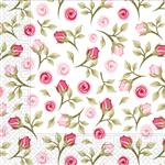3 Ply Paper Napkins 33X33Cm & 25X25Cm/Everyday Designs Three Ply Paper Napkins 33X33Cm Romantic Rose