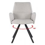 Eetkamerstoel Diana | Beige | Draaibaar Onderstel