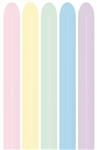 260 - Pastel Matte Assortment - 600 - 50 Stuks