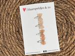 Baby haarspeldjes setje 13 - mini - 2cm groot - voor de eerste lokjes haar - strikjes