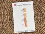Baby haarspeldjes setje 14 - mini - 2cm groot - voor de eerste lokjes haar - strikjes