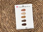 Baby haarspeldjes setje 21 - mini - 2cm groot - voor de eerste lokjes haar - imitatieleer