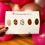 Haarspeldje antislip - baby's - kinderen - meisjes - setje 10 - mix - imitatieleer