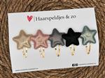 Haarspeldje stars setje 4 - sterretjes - glamour - kerst - decembercollectie - najaar