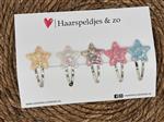 Haarspeldje stars setje 6 - sterretjes - pailletten - kerst - decembercollectie - najaar — 4 cm spel