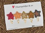 Haarspeldje stars setje 11 - sterretjes - glitters - kerst - decembercollectie - najaar