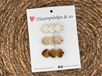 Haarclip hearts setje 12 - hartjes - alligatorclip - haarspeldjes