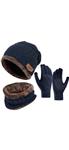Muts, sjaal en handschoenen - donkerblauw- kind - peuter - kleuter