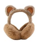 Oorwarmers kind - winter - warm - meisjes - bruin