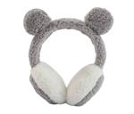 Oorwarmers kind - winter - warm - meisjes - teddy grijs