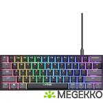 Trust GXT 867 Acira Mechanisch Mini Gaming Toetsenbord 60% Zwart