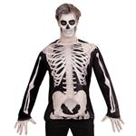 T-SHIRT LANGE MOUWEN SKELET MAN