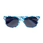 Oktoberfest Bril Blauw Wit