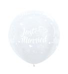 Just Married Hearts - Pearl White - 405 - 2 Stuks