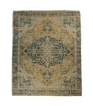 HSM Collection-Vloerkleed Vintage Klassiek -120x180-Geel/Grijs-Polyester