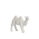 Ornament 31,5x11,5x24 cm CAMEL keramiek mat crème