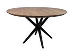 Eettafel Zurich Rond | ø130x75 cm | Swiss Edge - Acaciahout | Vraag Naar Levertijd!
