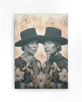 Wandkleed Lady Garden | Small | 100% Katoen | 80x110 cm | Verkrijgbaar in 3 Maten