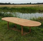 Tuintafel Ovaal Teakhout 180 tot 240 cm Verlengbaar!