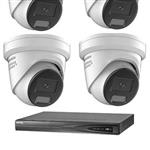 Hikvision 4 ColorVu camera 8 MP IP camerabewaking set